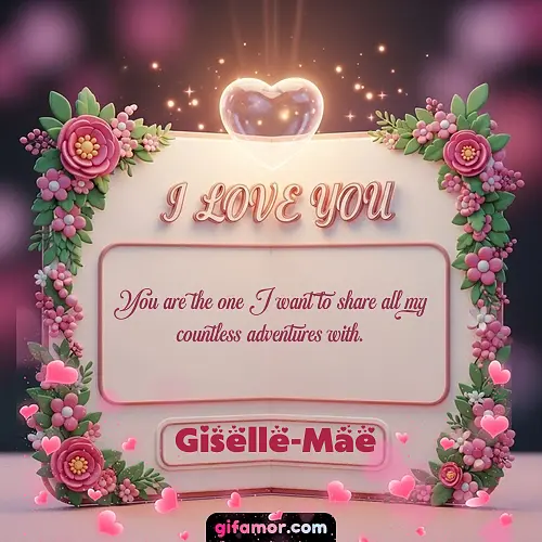 I Love You XII Giselle-Mae