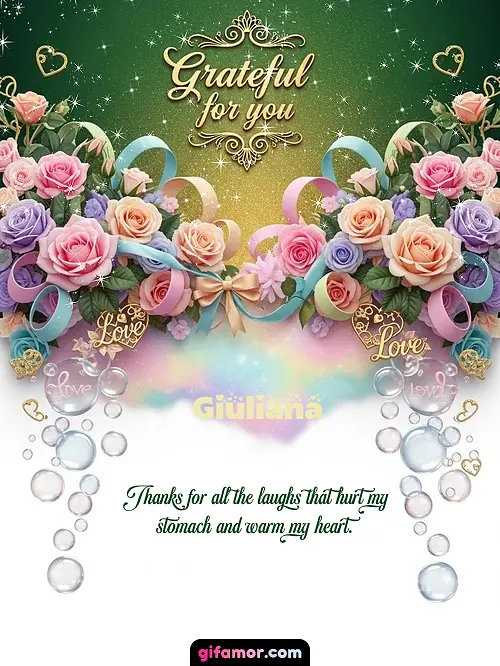 Grateful for you! IV Giuliana
