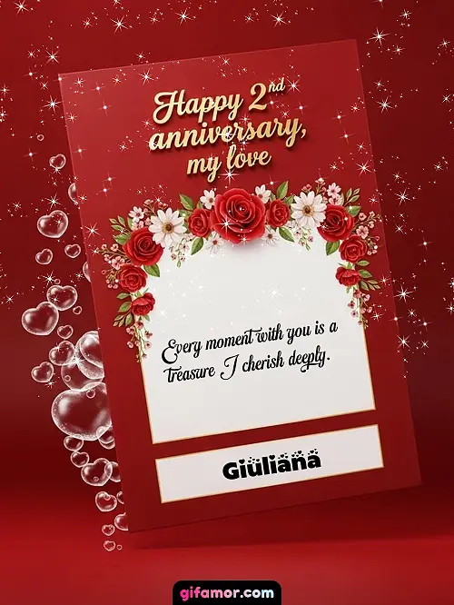Happy 2st anniversary, my love II Giuliana
