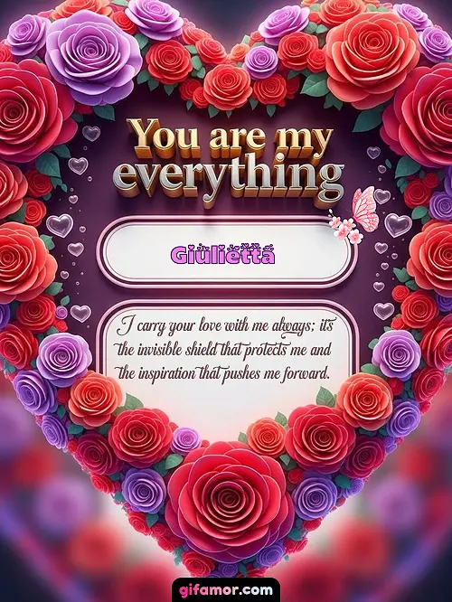 You are my everything IV Giulietta