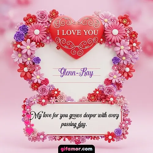 I Love You IX Glenn-Ray