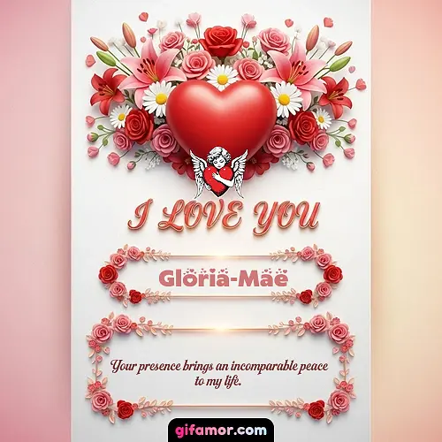 I Love You XXII Gloria-Mae