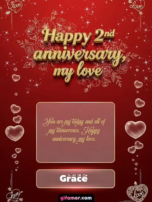 Happy 2st anniversary, my love III Grace