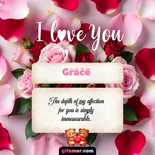 I love you V Grace