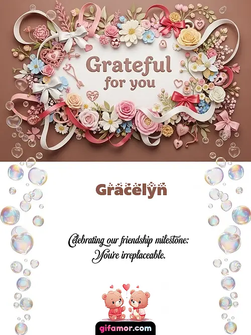 Grateful for you Gracelyn