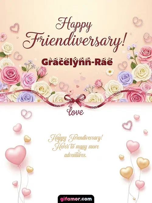 Happy friendiversary! Gracelynn-Rae