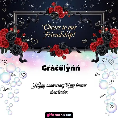 Cheers to our friendship!  V Gracelynn Gif Download