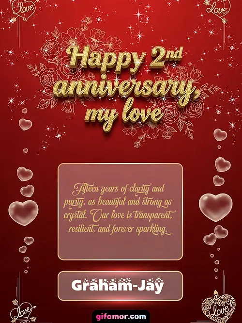 Happy 2st anniversary, my love III Graham-Jay