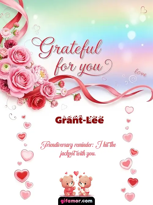 Grateful for you! II Grant-Lee