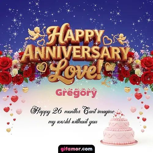 Happy one month anniversary, love! Gregory