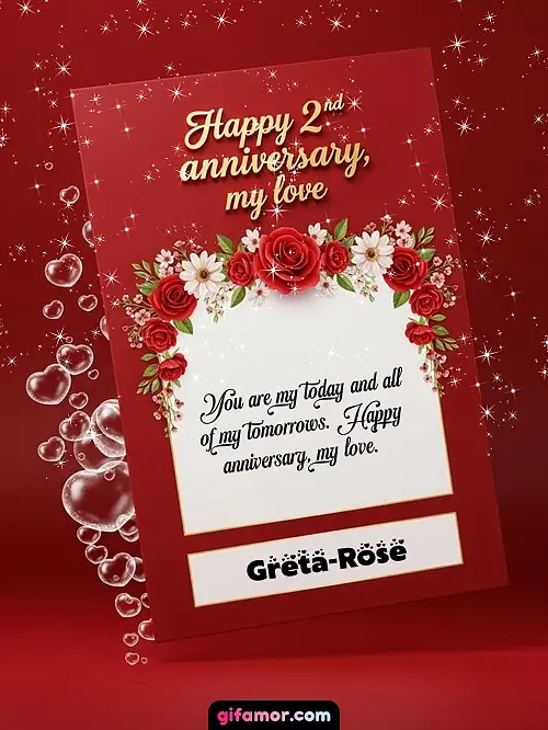 Happy 2st anniversary, my love II Greta-Rose