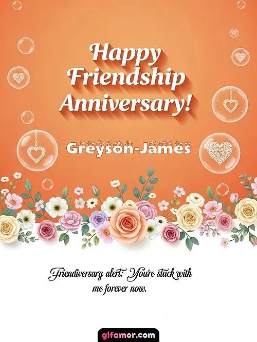 Happy friendship anniversary! III Greyson-James