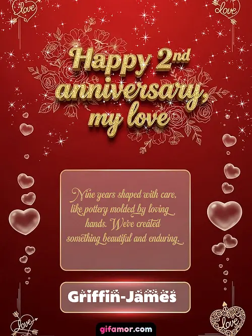 Happy 2st anniversary, my love III Griffin-James
