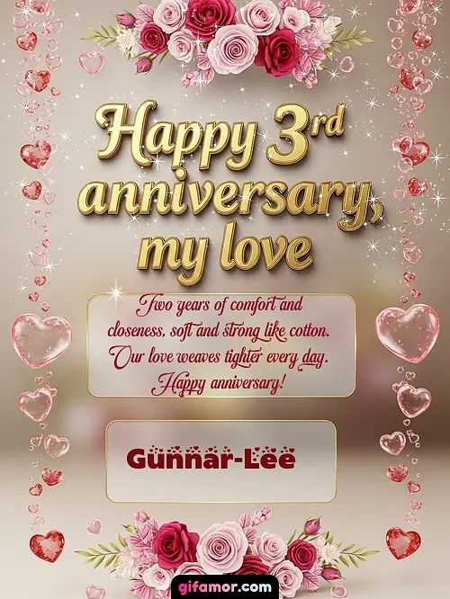 Happy 4st anniversary, my love Gunnar-Lee