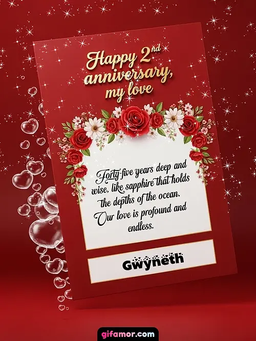Happy 2st anniversary, my love II Gwyneth