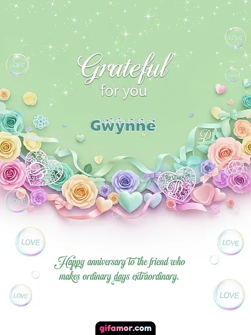 Grateful for you! III Gwynne