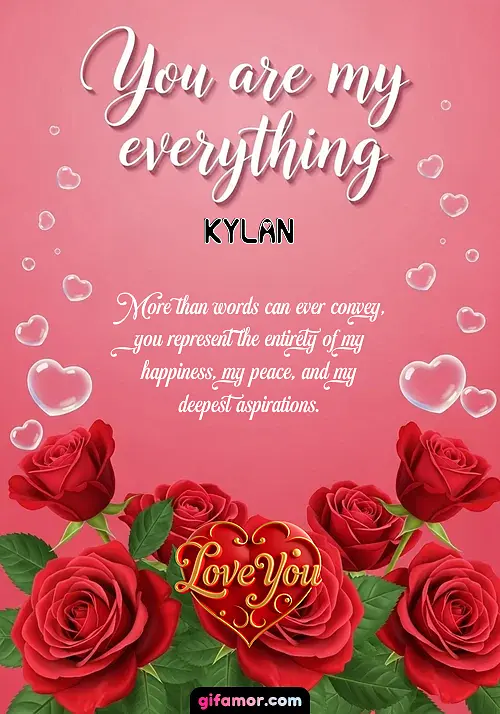 GIF de You are my everything: More than words can ever convey, you represent the entirety of my happiness, my peace, and my deepest aspirations.