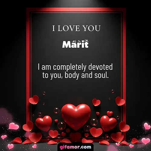 I love you I Marit