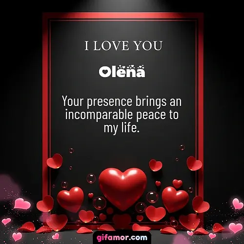 I love you I Olena
