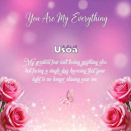 You are my everything IV Usoa