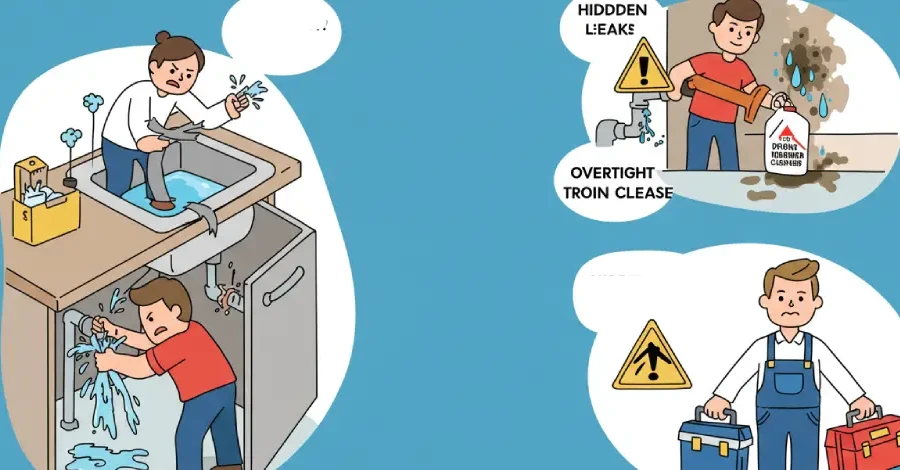 5 Errores Comunes que Cometen los Dueños de Casa al Intentar Reparar Fugas (y Cómo Evitarlos)